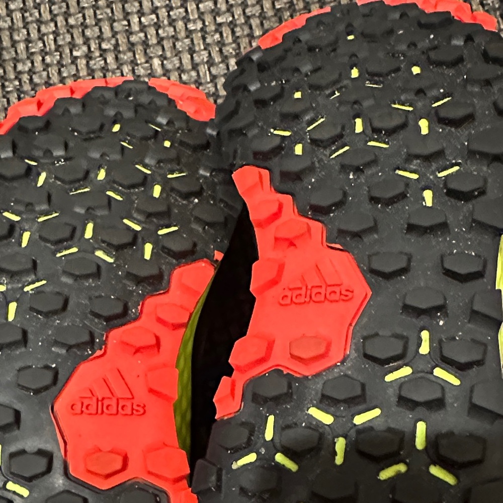 Adidas Blue and Orange Athletic Sneakers - Picture 9 of 10